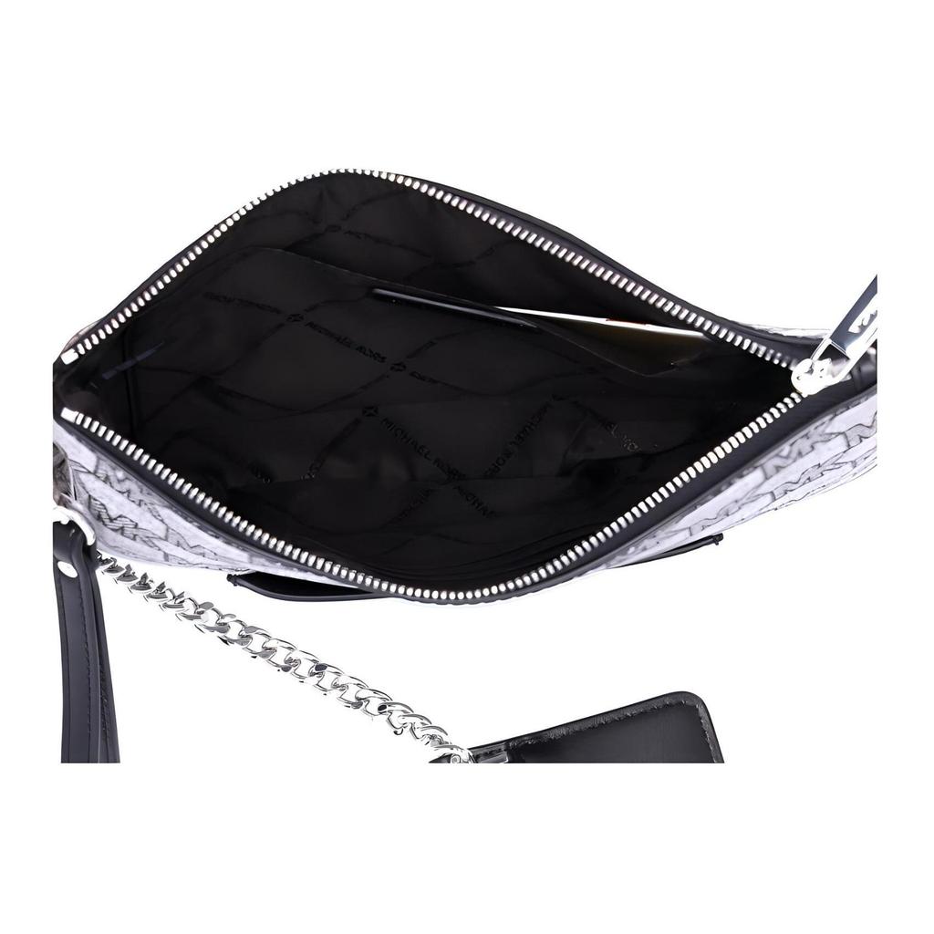 Michael Kors Mk Jet Set Item Классический Кошелек-Клатч на Молнии с Логотипом-Монограммой Большой Женские кошельки Черный 35F3STTW9R-001