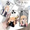 Чехол для телефона My Dress Up D-Darling Марин Китагава Для iPhone 17,16,15,14,13,12,11,Plus,Pro,Max,Plus,XS,мягкий чехол Черный силикон