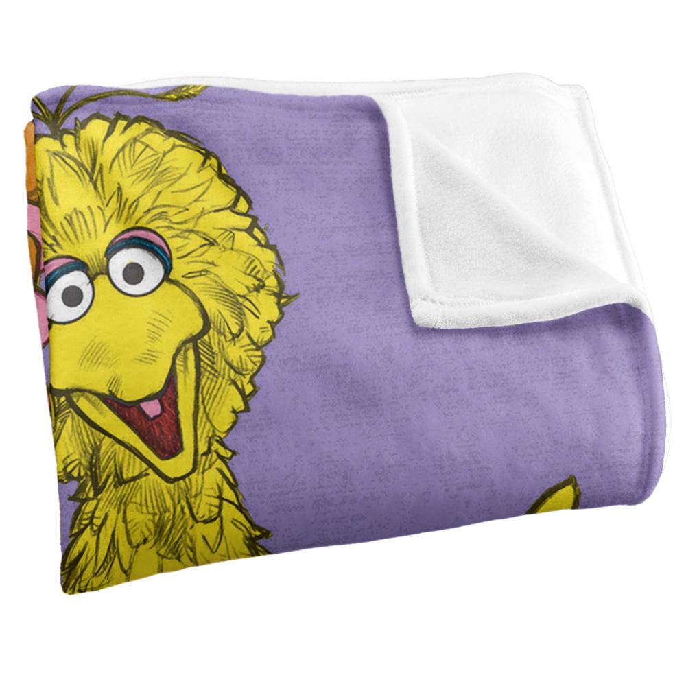 Sesame Street Плед с рисунком Большой Птицы