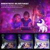 Space Dog Galaxy Projector Night Light Nebula Lamp LED Light Bedroom Starry Night Decoration Bluetooth APP Control Kids Gift