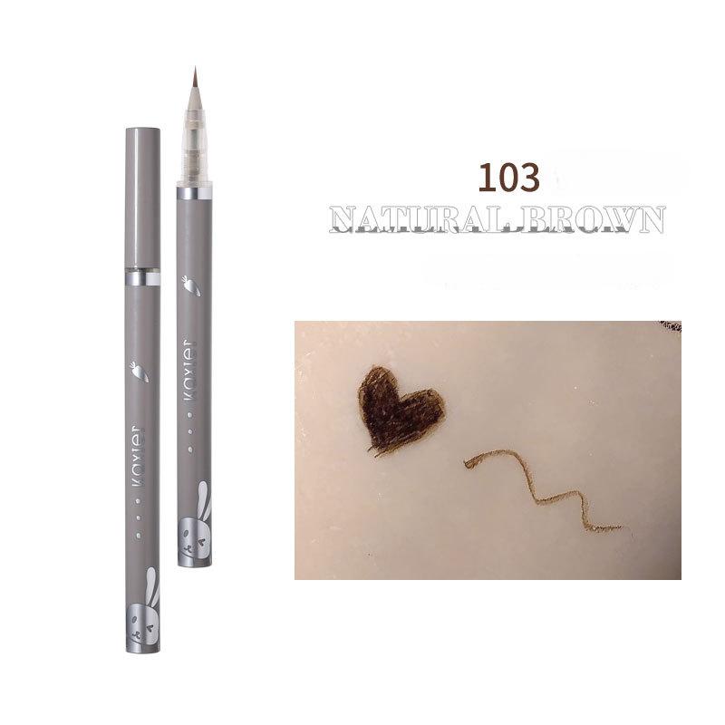 Тонкая и удобная в рисовании жидкая подводка для глаз. Ультратонкий, долговечный и не легко размазывается. Макияж для тонких кончиков.