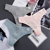 3PCS Women Cotton Panties Fashion V Waist Underpants Sexy Girls Briefs Low-Rise Ladies Underwear Women's Lingerie
