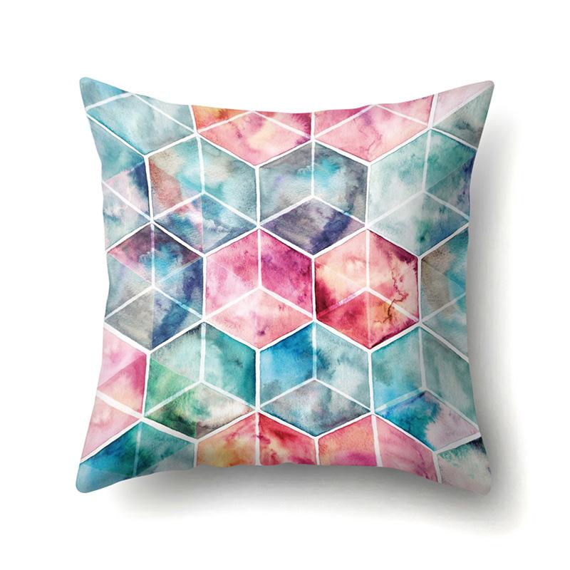 Polyester Pillowcase Automobile Decoration Home Printed Pillowcase