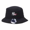 New Era Совместная модель MLB вышивка NY маленький сердечко козырек хлопковая панама мужская и женская одинаковый стиль парная модель черная 11654950