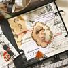 20 шт., винтажный набор лент с принтом Васи, ретро стиль, буквы, художественная клейкая клейкая лента, наклейки для украшения альбома, дневника