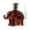 Funny Animal Whiskey Decanter, Wolf Elephant Deer Owl Shaped Engraved Whiskey Glasses, Unique Wine Bottle