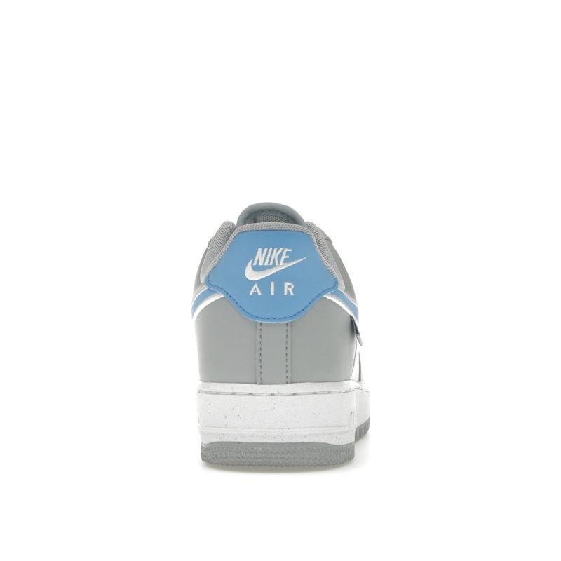Nike Air Force 1 07 Next Nature Wolf Grey University Blue Мужские кроссовки Белые HM0721-001