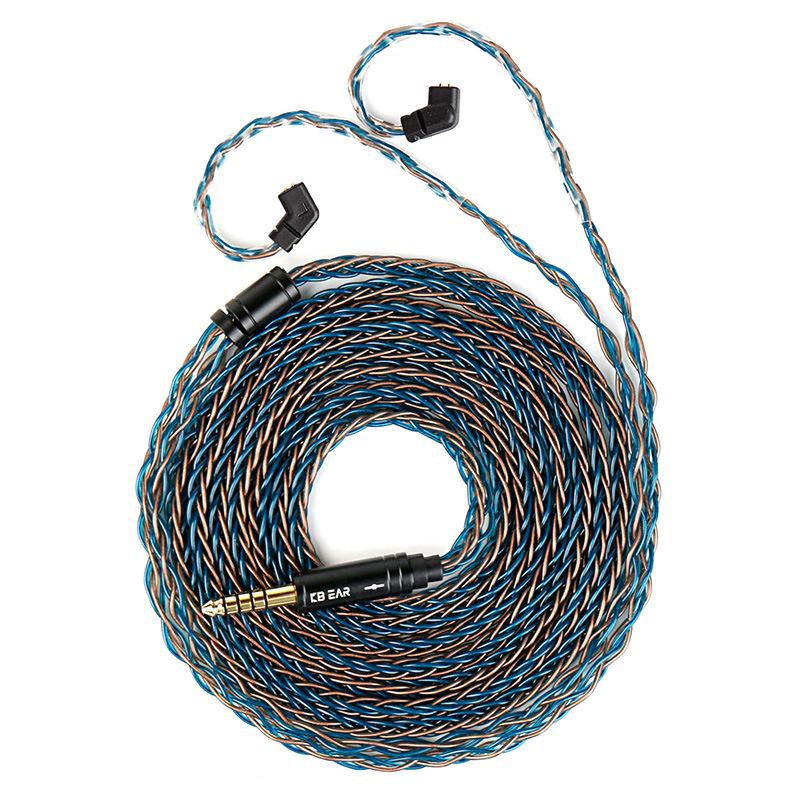 2025 KBEAR ST-12plus Earphone 2m 8-Core OFC Balanced Upgrade Cable