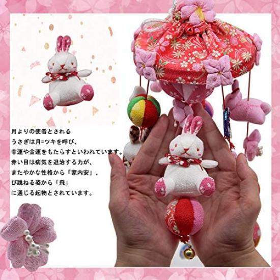 Подвесные куклы OKBABY Подвесное украшение Подвесное украшение с натуральной деревянной подставкой 42 см Подвесной шар Подвесные куклы Kasafuku Hina Инструменты Sagemon Hina