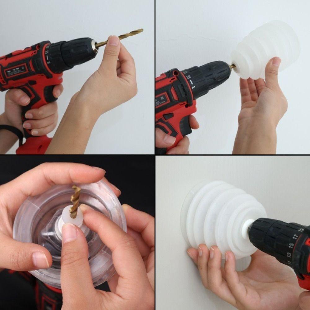 Предотвращение попадания мусора в пылесборник для сверла Портативное пылезащитное устройство Прочный пылезащитный чехол для сверла