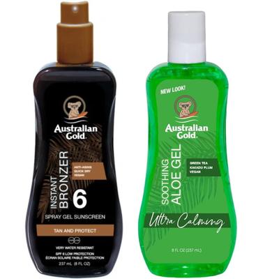 Spray Gel with Bronzer SPF6 + Aloe After Sunbathing