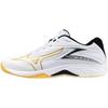 Volleyball Shoes Thunder Blade Z Club Indoor Wide Lightweight Indoor Entry Beginner White X Gold X Black Cm 26.5 2.5E