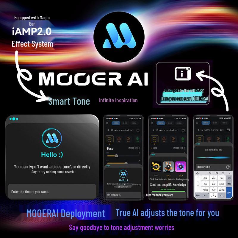 MOOER F15i Li Умный Bluetooth-усилитель и динамик для гитары