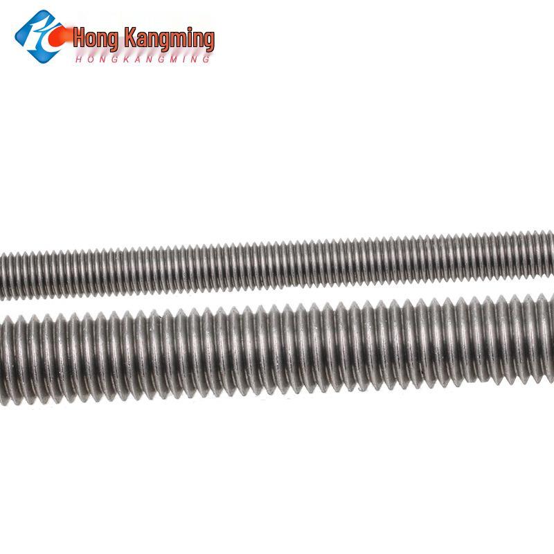 Stainless Steel Full Threaded Rod, 304 Long Tooth, 1 Meter, M3/M4/M5/M6/M8/M10/M12