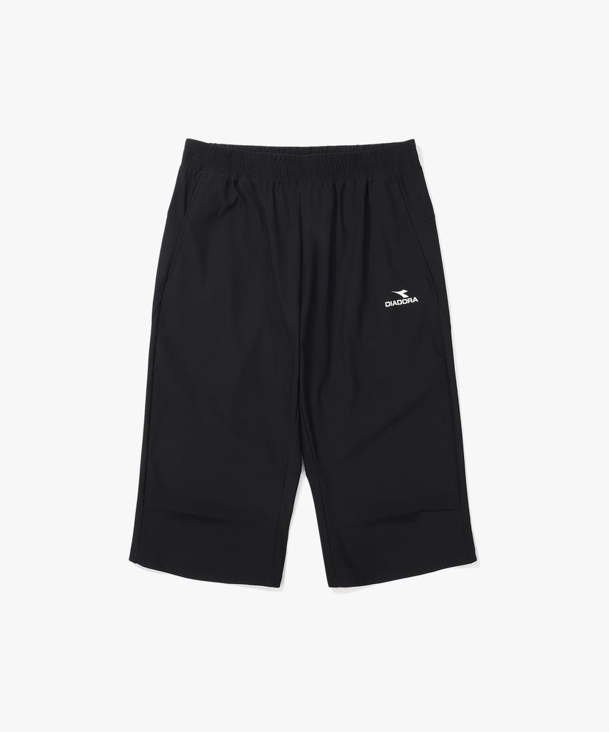 Diadora Стильные тканые брюки Coolcore, средняя посадка, черные