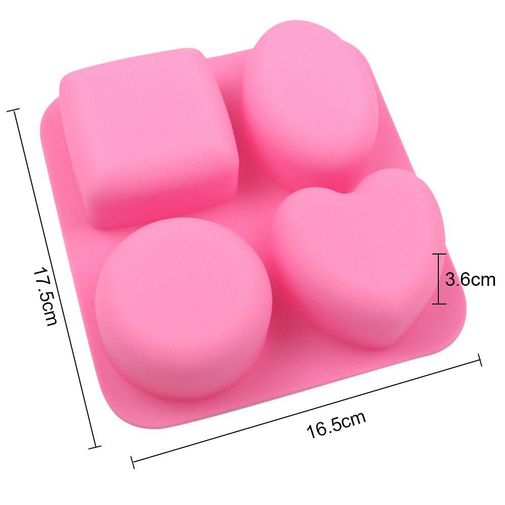 Square Shape DIY Craft Cylinder Cake Mould Pudding Candy Mold Silicone Soap Mold Soaps Supplies
