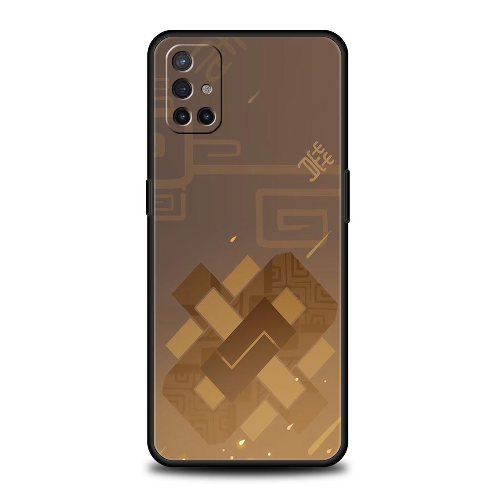 Genshin Impact Logo DIY для OnePlus 10 Pro 9 8T 8 Nord N10 7 7T 9R Чехол для телефона 1+ Nord 2T CE 2 N100 N200 Z 5G Мягкий чехол