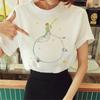 T Shirt Anime Women's T-shirt Short Sleeve The Little Prince Tee Women Harajuku Tshirt Girl Clothing