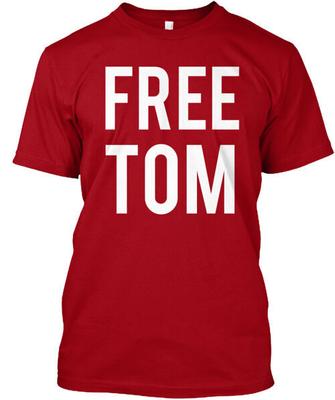 Бесплатная футболка Tom Сделано в США Размеры от S до 5XL