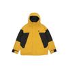 Color-Block Hooded Down Jacket Unisex Outerwear Yellow H23091