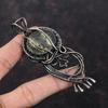 Подвеска из далматинской яшмы, обернутая медной проволокой, уникальная подвеска, медные украшения, подвеска из натурального драгоценного камня, украшения ручной работы, подарок для матери