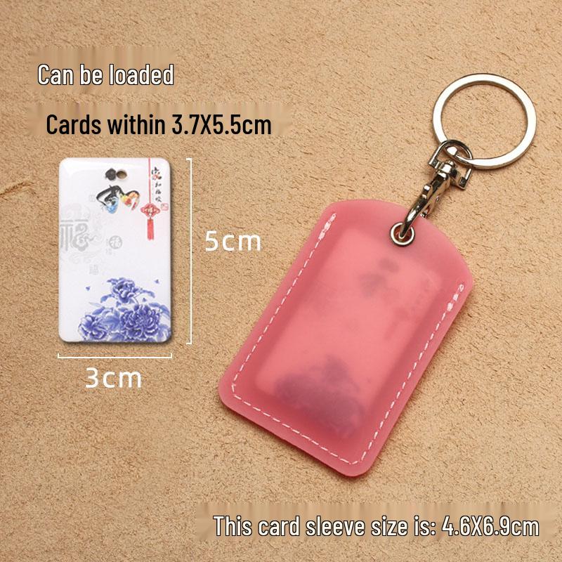 Прозрачный каплевидный держатель для пропусков и рукав для карточки лифта