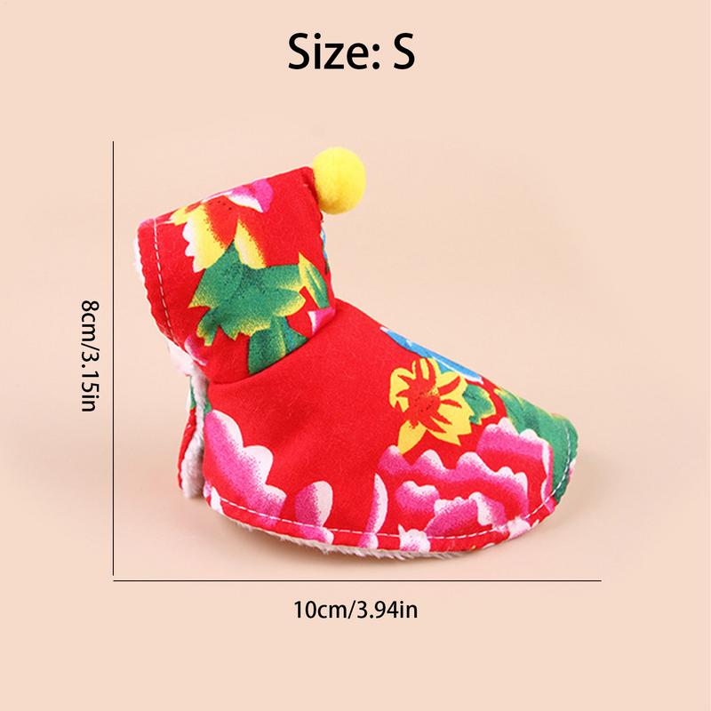 Bird Cape Flower Print Bird Hooded Cape Plush Cape For Budgerigar Parakeet Conure Cockatiel Mynah Love Birds Finches