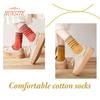 1 пара женских осенне-зимних носков, однотонные, средней длины, толстые, теплые, без запаха, эластичные, противоскользящие, полосатые женские носки до середины икры, впитывающие пот