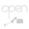 Neon Open Sign Bright RGB LED Sign 13.8x7.3in Battery USB Powered PVC Neon Display Light for Store