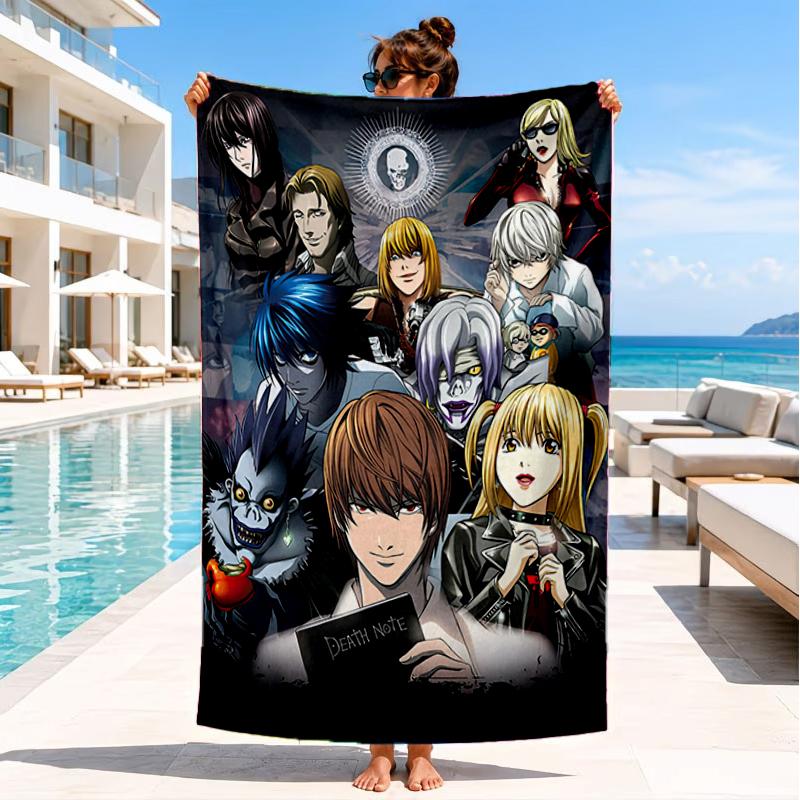 Death Dark Secrets Beach Towel, Super Soft Microfiber, Perfect Gift for Her/Him, Birthday, for Pool, Beach, Travel, Decor Beach Party