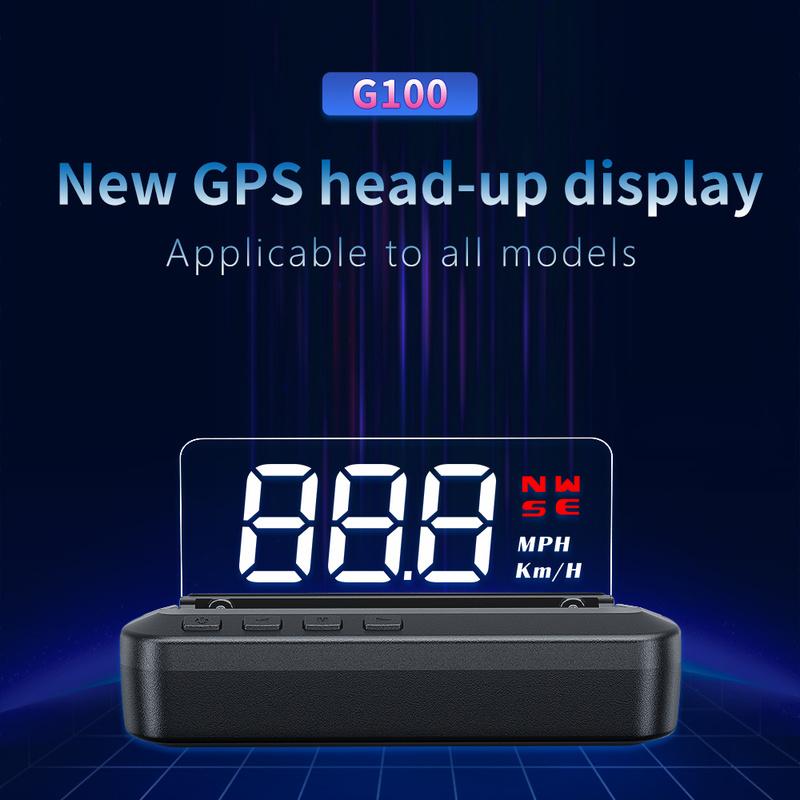 Автомобильный GPS-проектор на лобовое стекло Автоэлектроника HUD Проекционный дисплей Цифровой спидометр Автомобильные аксессуары для всех автомобилей