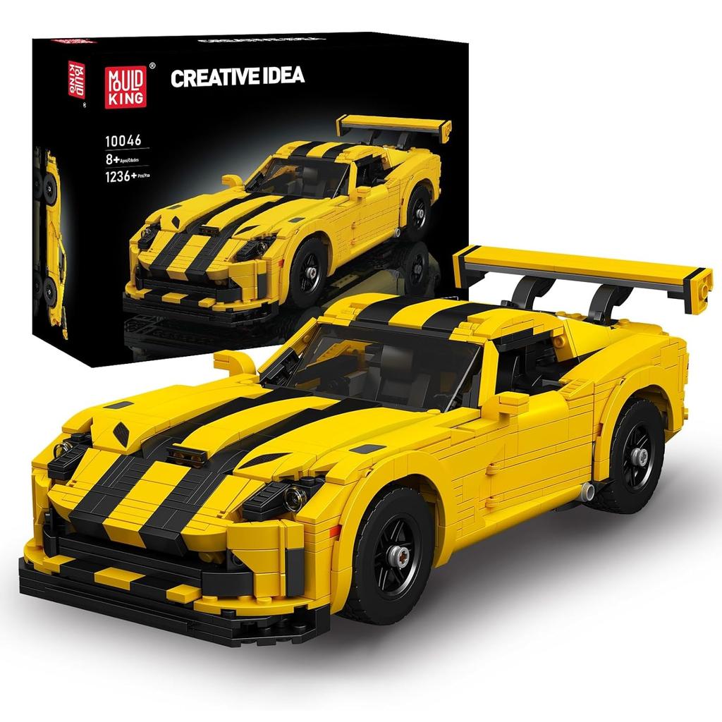 MOULD KING 10045/10046 Технический автомобиль MOC 82416 Countachs Speed ​​Super Car DIY Строительные блоки Игрушки Коллекция Подарки для детей