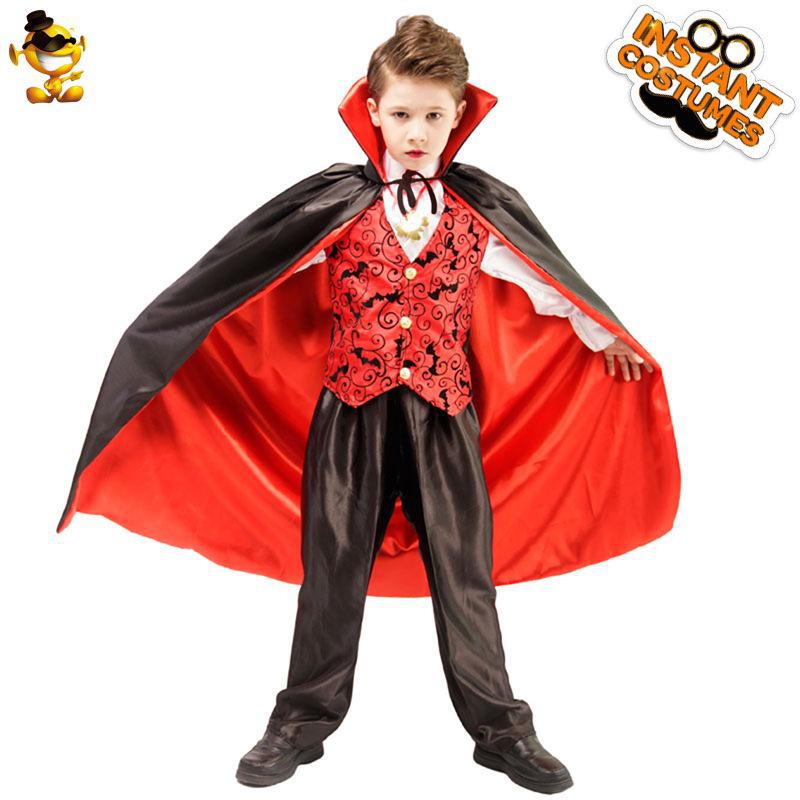Halloween Vampire Costume for Boys - Masquerade, Cosplay, and Stage Performance Outfit
