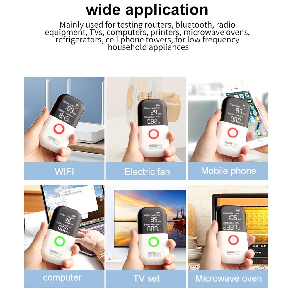 NOYAFA NF-602 Ручной детектор излучения Счетчик Гейгера Тестер электромагнитного излучения