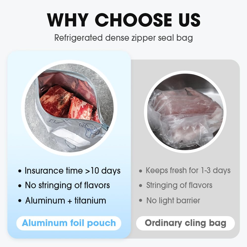 30 шт. Пакеты из фольги S/M/L для упаковки с возможностью запайки, Пакеты из алюминиевой фольги для сохранения свежести, Пакеты с возможностью запайки, Пакеты-органайзеры для холодильника и кладовой