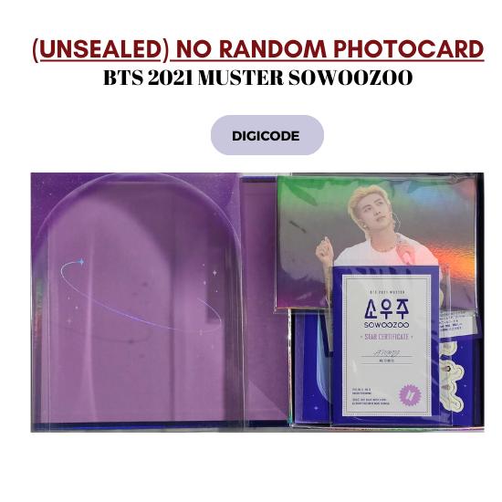 BTS Незапечатанные неслучайные фотокарточки «Master Sowoozoo 2021»