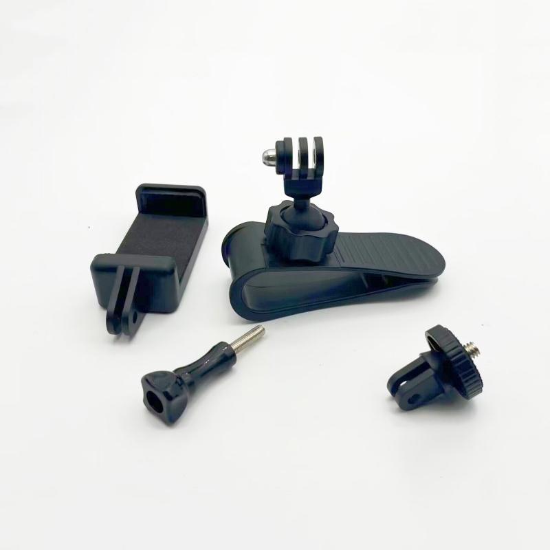 Car Sun Visor Camera Mount With Phone Clip For Cell Phone For Hero 12 11 10 9 8 For X3 One X2 Accessories