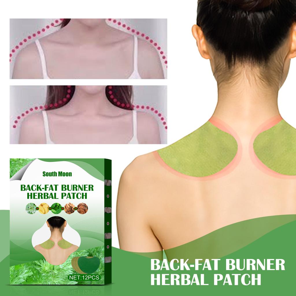 South Moon 1 Pack/12pcs Wormwood Shoulder Patch Shoulder Warm Moxibustion Patch Cervical Pain Relief Soreness Patch Body Care Patch Fat Burning Patch