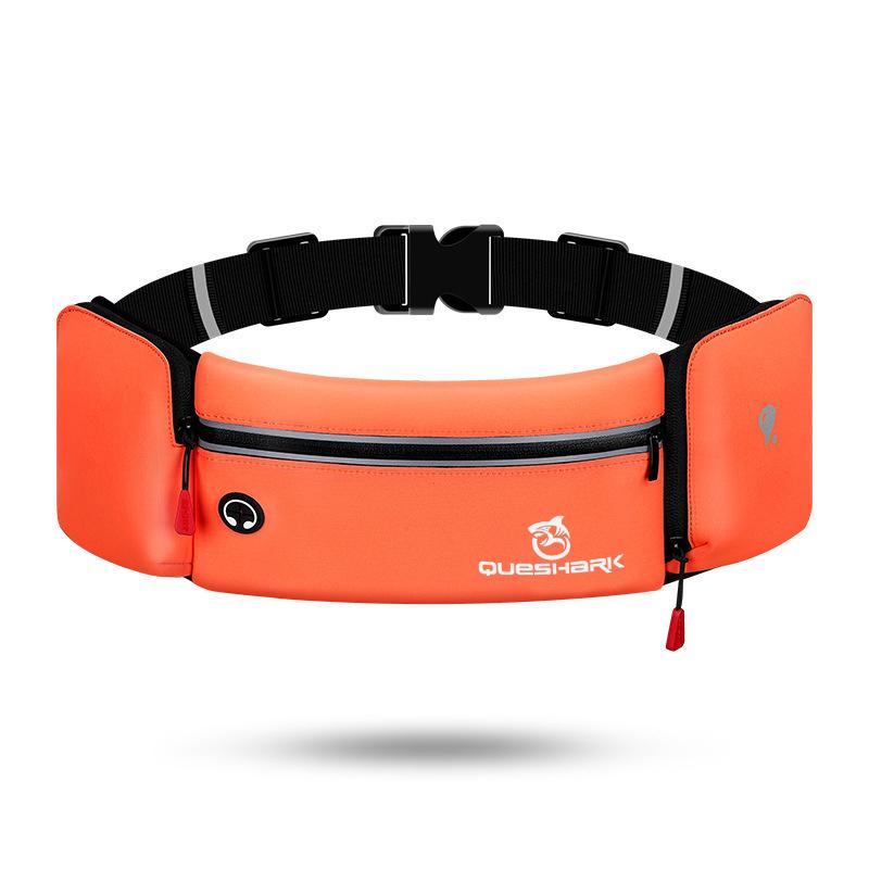 Queshark Adjustable Waist Belt F Running Bag With Water Bottle Cycling Camping Hiking Gym Phone Waist Pouch Sports Bag