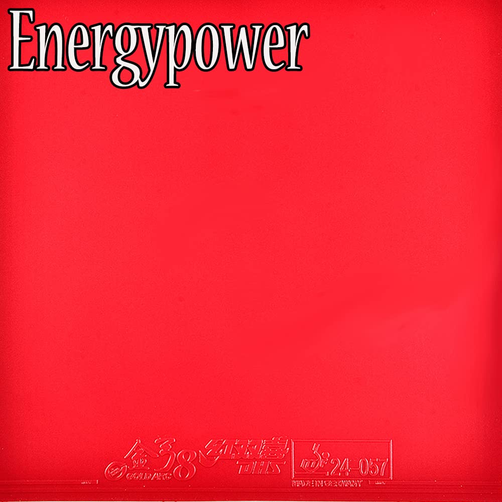 EnergyPower DHS Table Tennis Rubber Gold Arc 8 Made In Germany Developed with the Advice of Wang Liqin and Ma This Rubber Offers Available In and