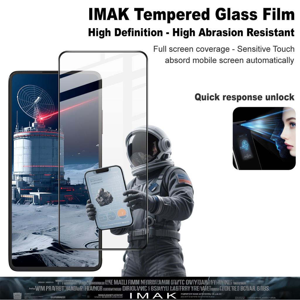 For MEIZU Note 16 Pro Glass IMAK Full Coverage Tempered Glass Film Pro+ Series