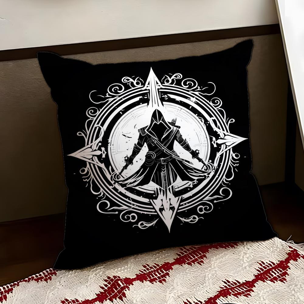 AAssassins GameCreed SShadows Cushion Cover Reversible Soft Durable Pillow Cover Home  Car MultiScene Use for Daily Comfort
