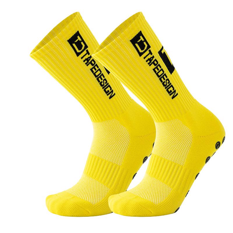 TEMU Pro Non-Slip Football Socks with Sweat-Absorbing Thick Bottom