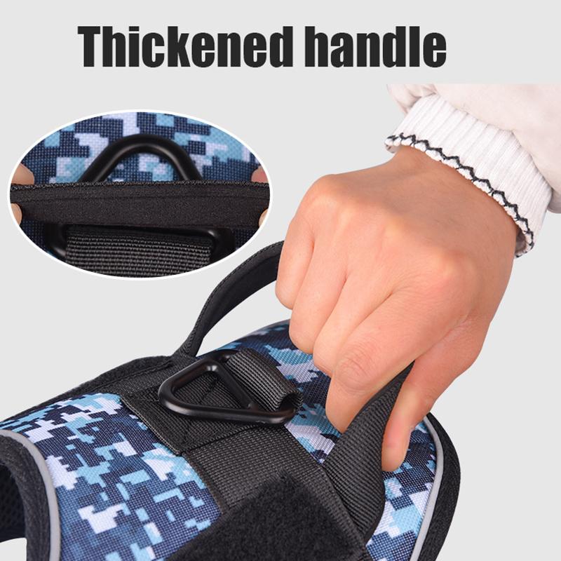 Шлейка для собак NO PULL светоотражающая дышащая регулируемая шлейка для домашних животных для жилета для собак наклеенная на наружный ремешок для ошейника для собак