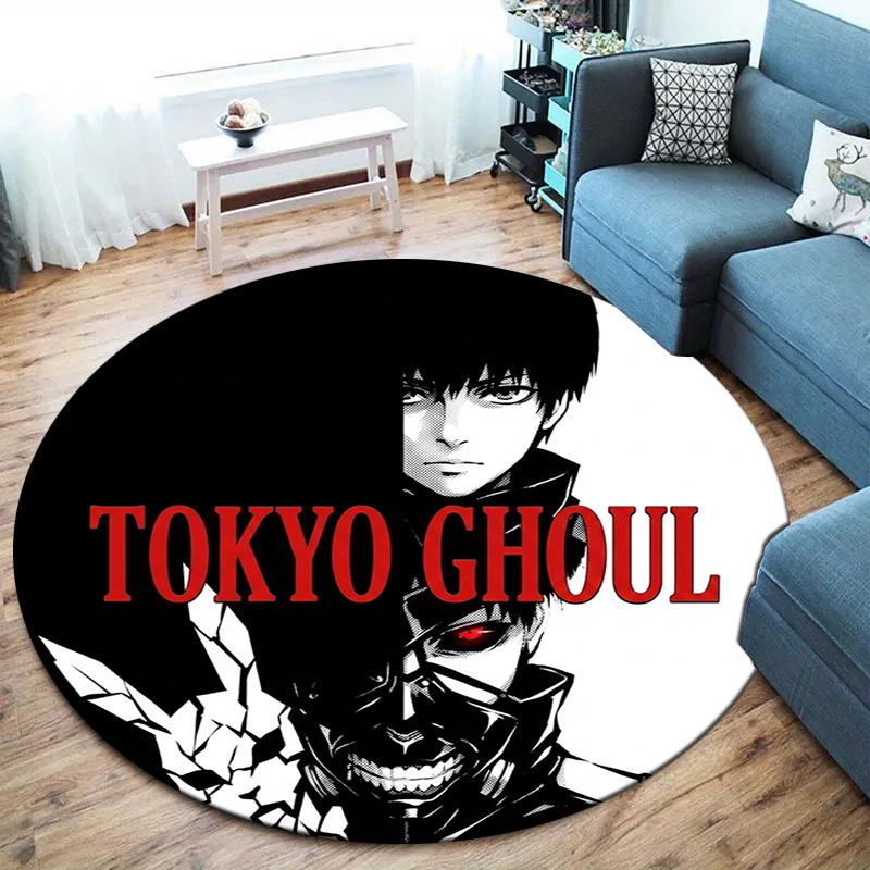 Ковер Tokyo Ghoul Круглый Ковер Ковер Для Гостиной Спальни Дивана Игровой Комнаты Декор Нескользящий Коврик Для Пола