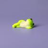 6pcs Desktop Sized Cartoon Frog Figurine Cartoon Style Funny Frog Decoration  Home Accent