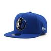 [New Era] 9FIFTY Snapback Cap Dallas Mavericks NBA Team Basic Snapback Cap Blue Dallas Mavericks Blue 950 Hat [Used]