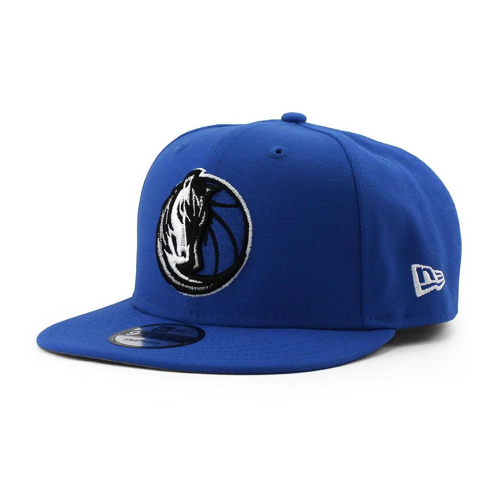 [New Era] 9FIFTY Snapback Cap Dallas Mavericks NBA Team Basic Snapback Cap Blue Dallas Mavericks Blue 950 Hat [Used]