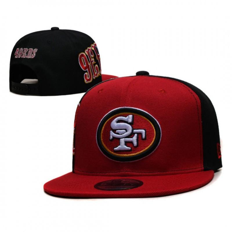 NFL Adjustable Snapback Hat Flat Brim Baseball Cap Letter Print Street Style