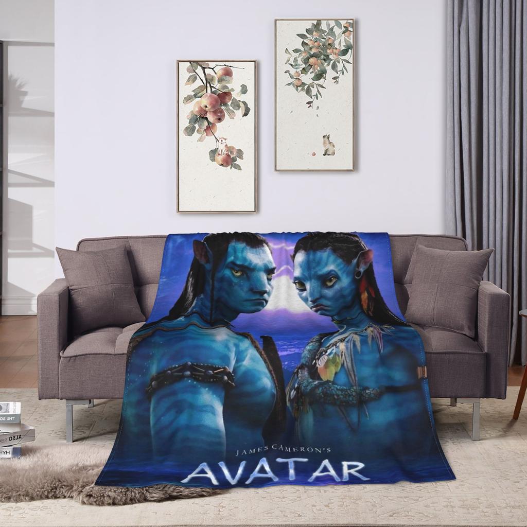 Manta de Avatar de películas, manta súper suave de calidad, colcha estampada para sofá y silla de otoño para niños y adultos